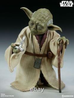 Guerre des étoiles Yoda L'Empire contre-attaque 16 12 Figurine d'action Side Show Hot toys