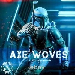 Hot Toys AXE WOVES Star Wars TMS070 1/6 Figure NEW Original Packaging Mandalorian Sideshow<br/><br/> Les jouets chauds AXE WOVES Star Wars TMS070 1/6 Figure NOUVEAU Emballage Original Mandalorian Sideshow