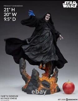 RARE? Star Wars Sideshow Collectibles Statue de Darth Sidious Mythos Palpatine