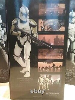 Sergent Clone figurine à l'échelle 1/6 de Sideshow Collectibles Militaires de Star Wars