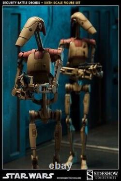 Sideshow Collectibles Star Wars 100284 Sécurité Battle Droids Série à l'échelle 6ème