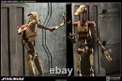 Sideshow Collectibles Star Wars 100284 Sécurité Battle Droids Série à l'échelle 6ème