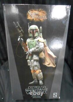 Star Wars Boba Fett Scum & Villainy The Empire Strikes Back 1/6 Figure en français se traduit par 'Star Wars Boba Fett Scum & Villainy L'Empire contre-attaque Figurine 1/6'