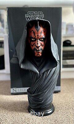 Star Wars Darth Maul Bust à l'échelle légendaire Très rare