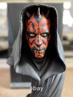 Star Wars Darth Maul Bust à l'échelle légendaire Très rare