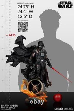 Star Wars Darth Vader Mythos la statue du Seigneur Sith Sombre de Sideshow