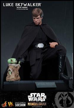 Star Wars Grogu L'Enfant & Luke Skywalker Version Deluxe Ver. Hot Toys Sideshow DX23