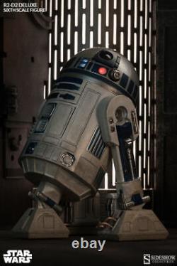 Star Wars R2D2 Deluxe Sideshow 1/6 - translated to French is: 'Star Wars R2D2 Deluxe Sideshow 1/6'
