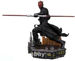 Star Wars Ray Park en tant que statue de Darth Maul en BDS à l'échelle 1/10 d'Iron Studios Sideshow