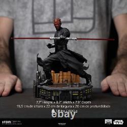 Star Wars Ray Park en tant que statue de Darth Maul en BDS à l'échelle 1/10 d'Iron Studios Sideshow