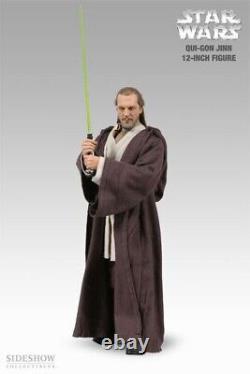 Star Wars Sideshow 12in Qui-Gon 21051 EXCLUSIVE NEW <br/>  <br/> 	Translation: Star Wars Sideshow 12 pouces Qui-Gon 21051 EXCLUSIVE NEUF