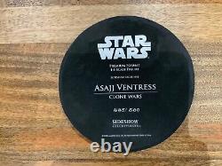 Star Wars Sideshow 71901 Asajj Ventress Exclusive Clone Wars Premium Format	  <br/> 	
 
		<br/>Star Wars Sideshow 71901 Asajj Ventress Exclusive Clone Wars Premium Format<br/>
	  <br/>La Guerre des étoiles Sideshow 71901 Asajj Ventress Exclusif Clone Wars Format Premium