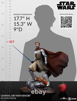 Statue rare Star Wars Jedi General Obi-Wan Mythos de Sideshow Collectibles